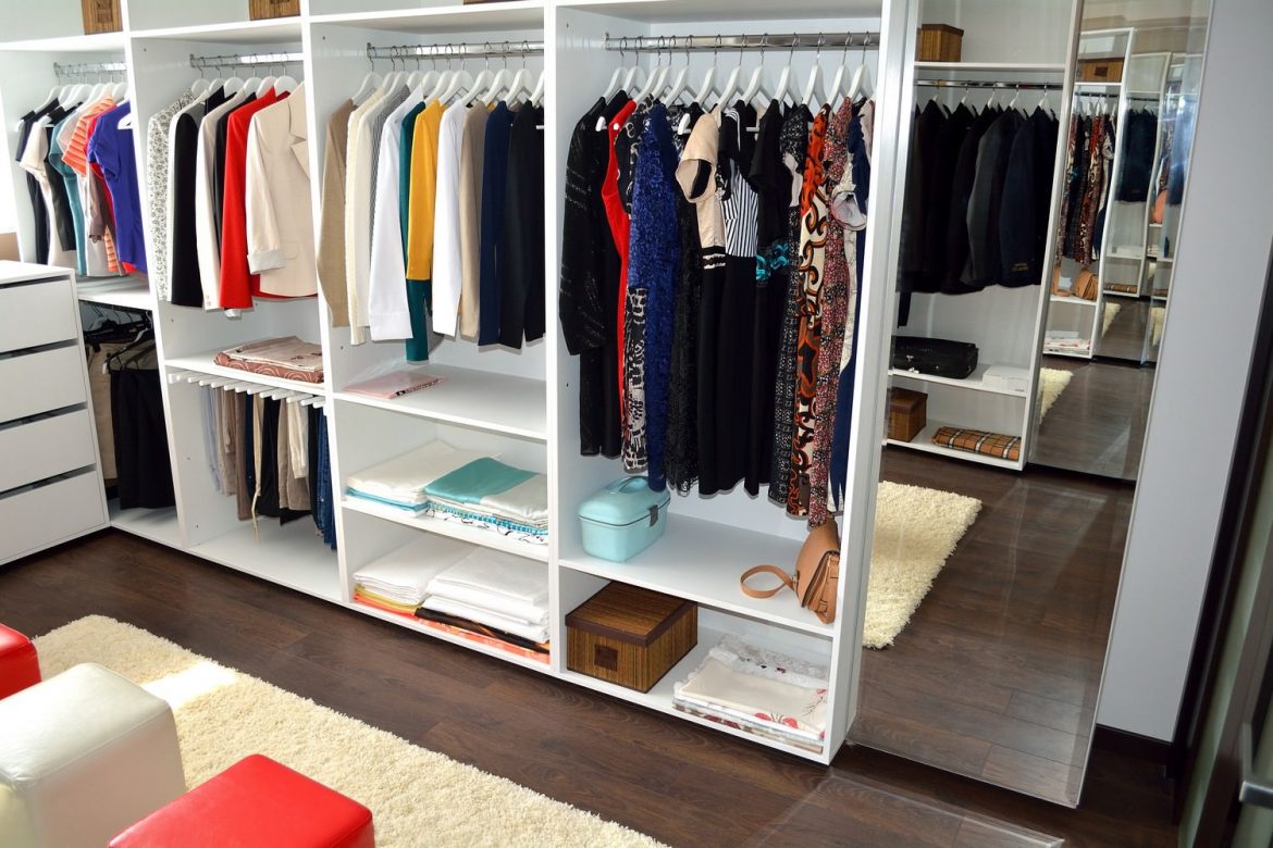 Mobilier Modern Compartimentare Dressing Pal ALB W1000ST compartimentare dressing pe umerase