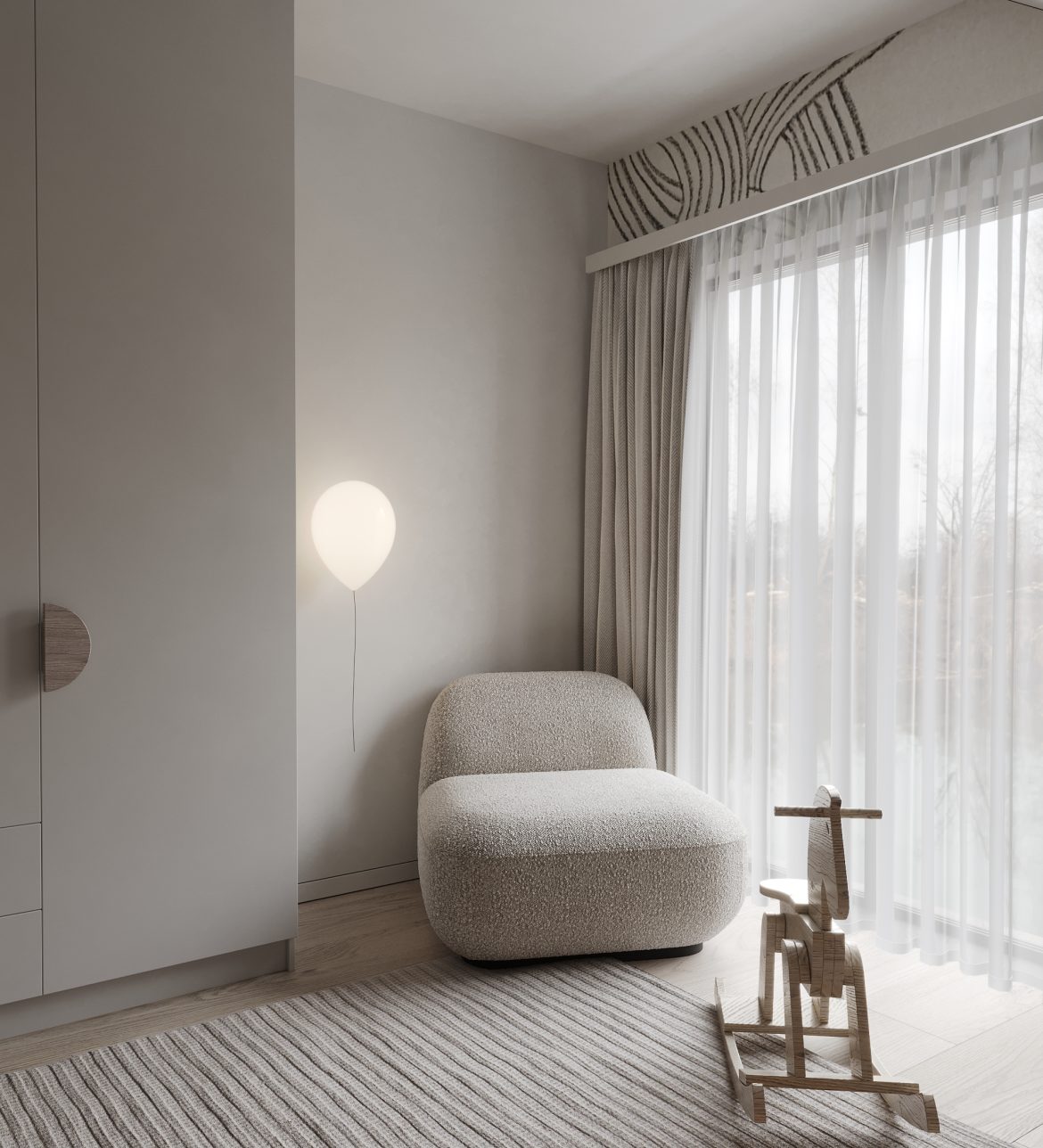 crdb dormitor baiat modern cu dulap mdf vopsit manere rotunde yulmob