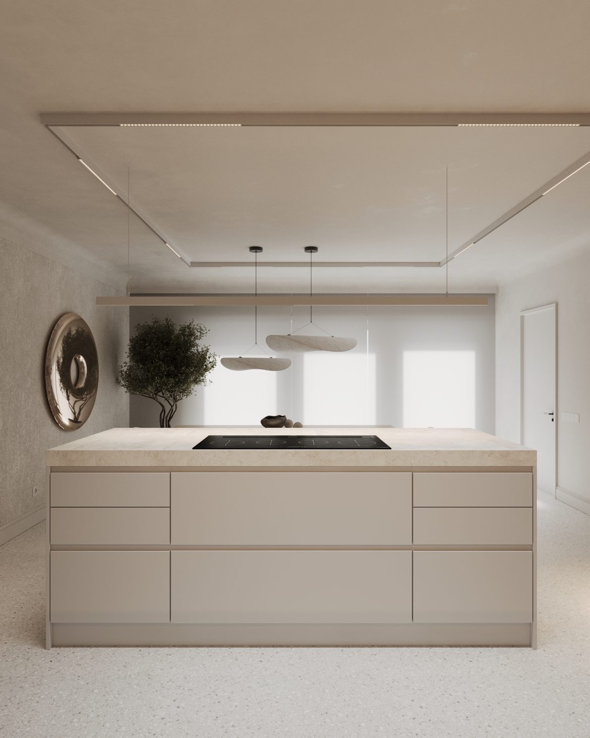 insula bucatarie mdf vopsit alb mat accesorii blum legrabox Yulmob Rotterdam Olanda.jpg