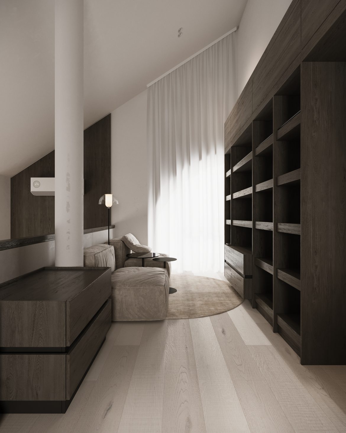 cab birou home office mdf alb vopsit manere incorporate Arlon Yulmob