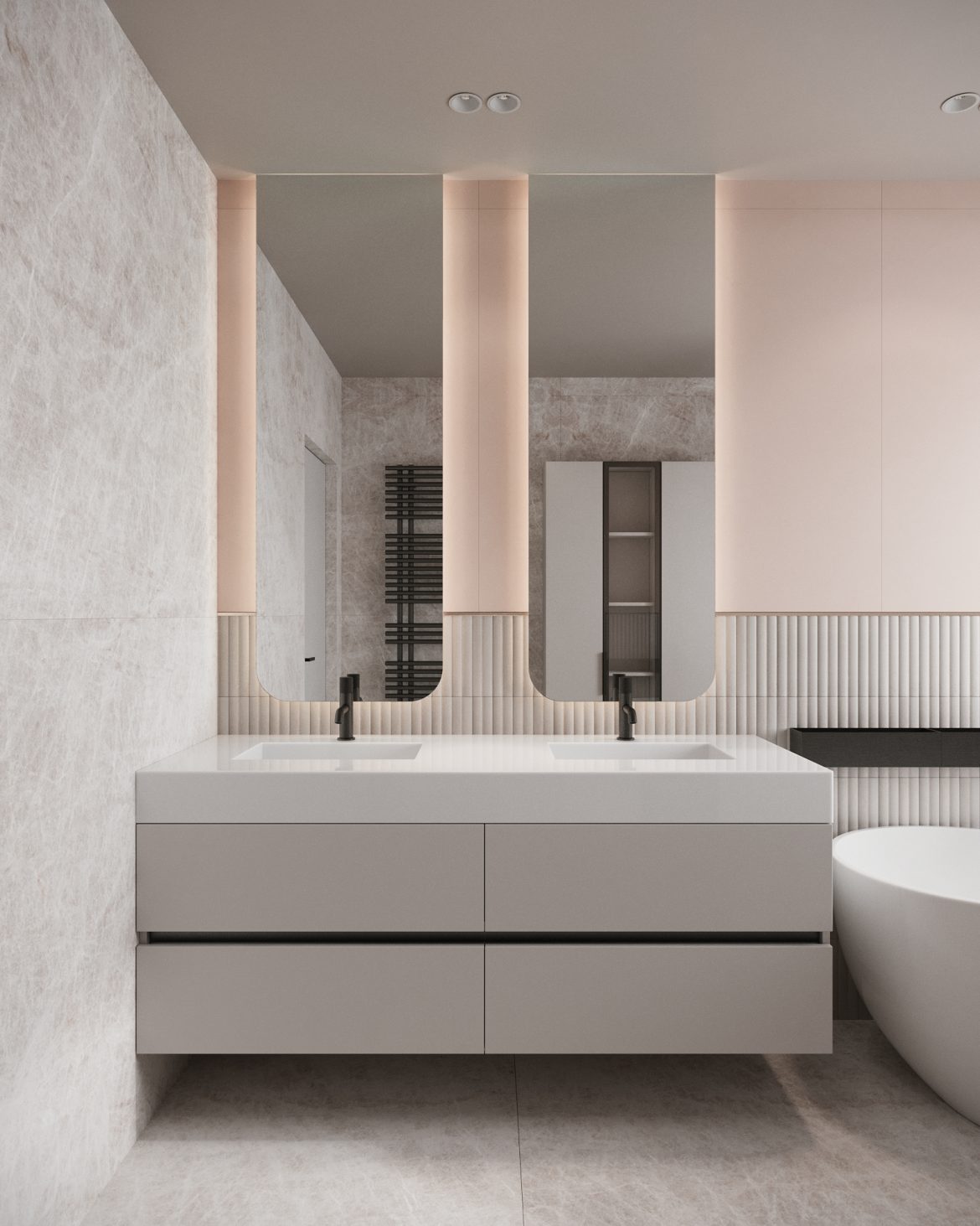 cab dulap mdf alb mat leduri interior polite jucarii Arlon Yulmob