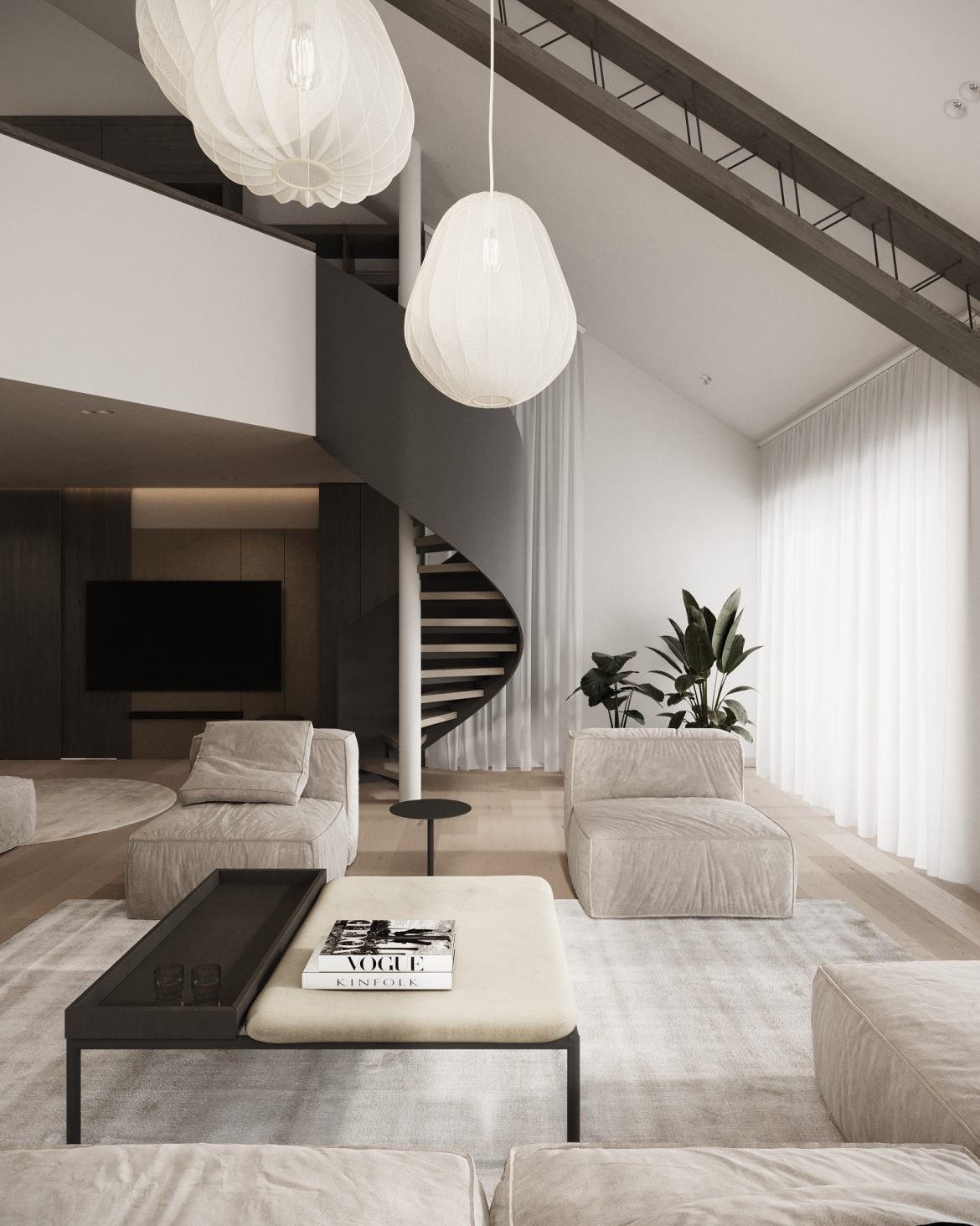 cab living open space mdf gri mat design modular Arlon Yulmob