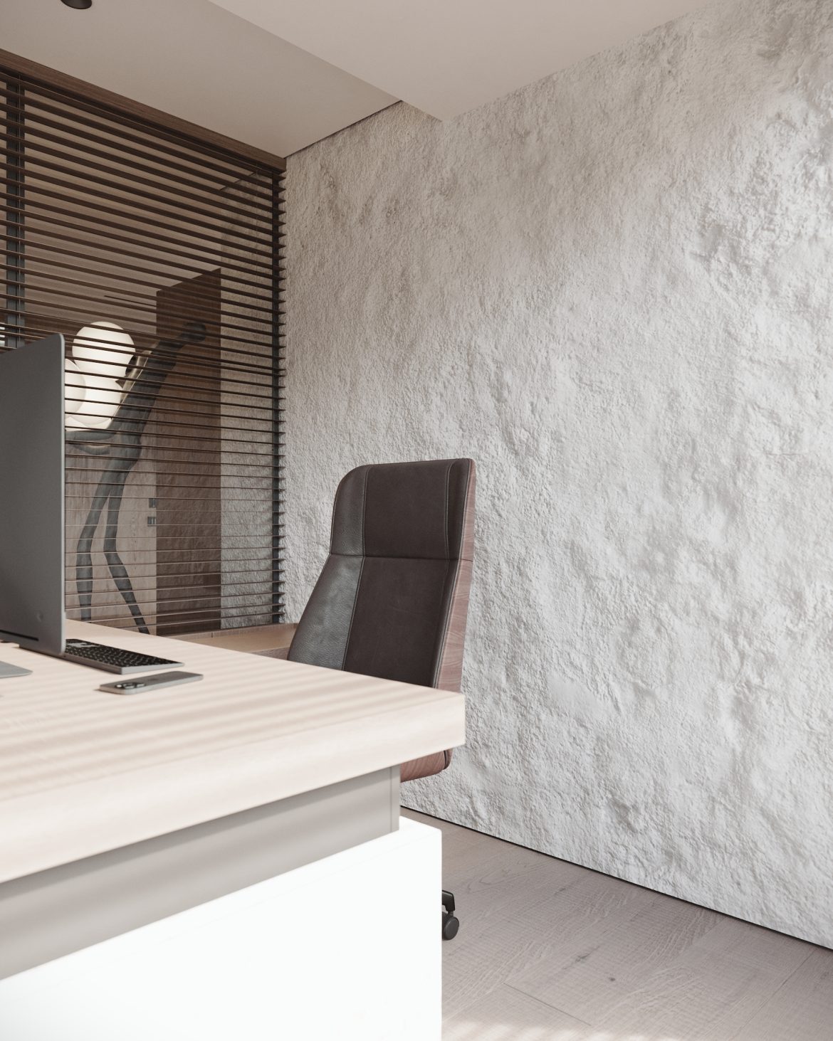 yacht kid birou contemporan pe structura mdf mat Yulmob Bucuresti
