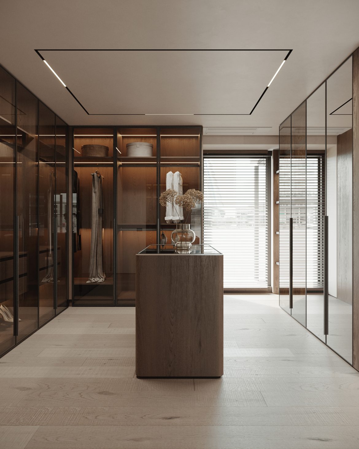 yacht kid zona dressing simetrica si moderna Yulmob Bucuresti