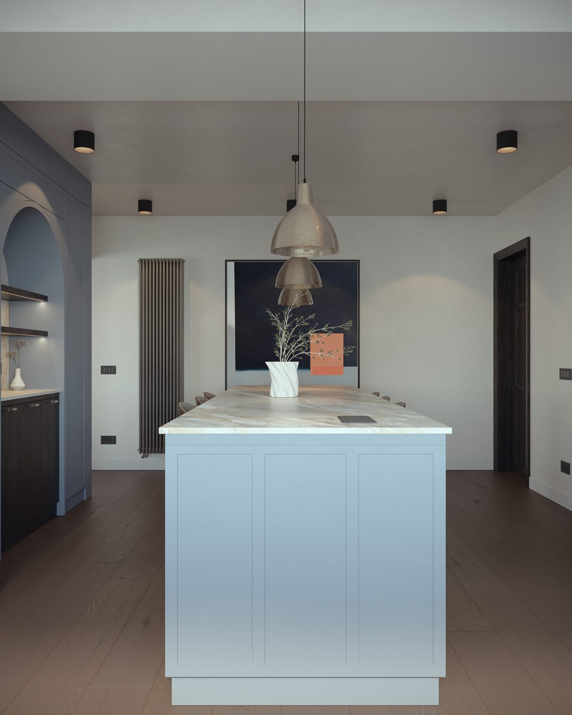CIH 06 bucatarie arcada polite mdf furnir bucatarie lux design modern yulmob