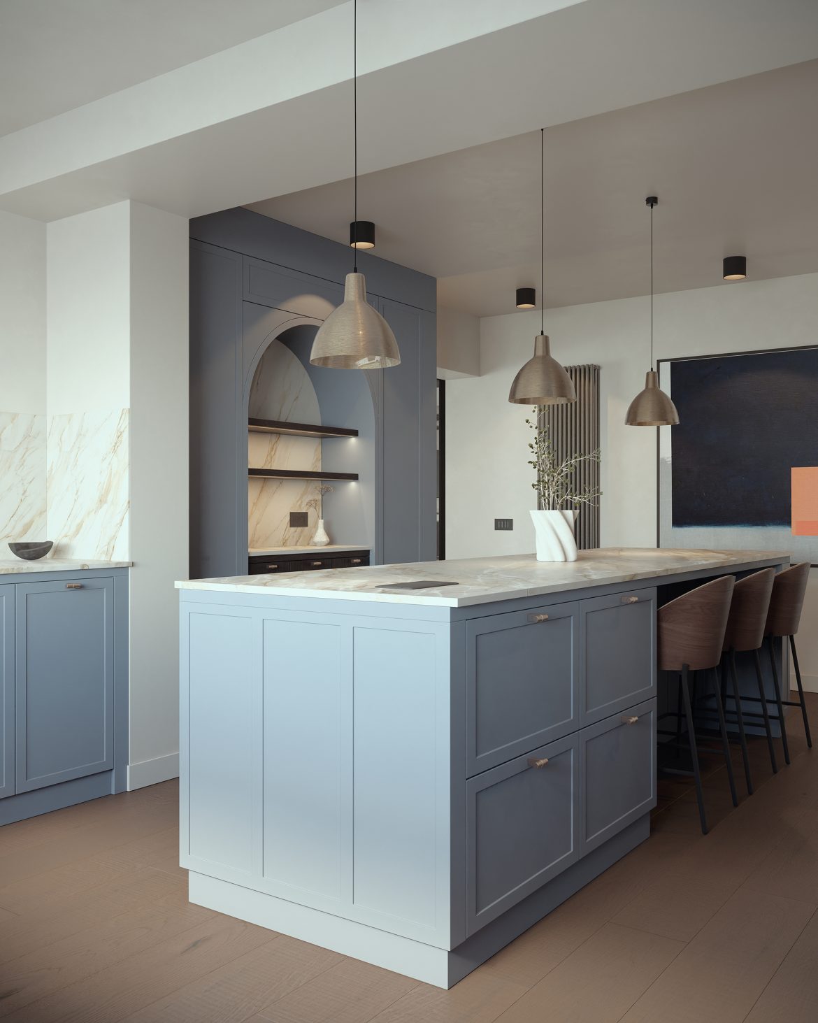 CIH 06 bucatarie camara bucatarie mobilier la comanda mdf vopsit blum yulmob