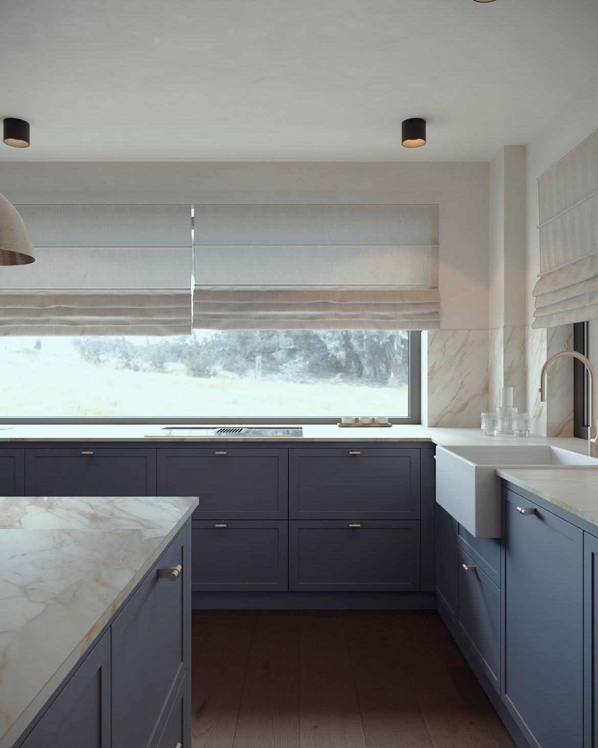 CIH 06 bucatarie insula bucatarie camara si dulap vinuri mobilier modern yulmob