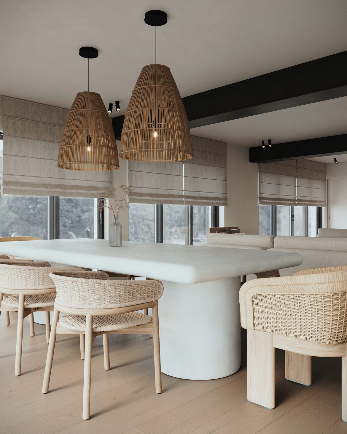 CIH 07 terasa interioara living exterior inchis semineu design lux yulmob