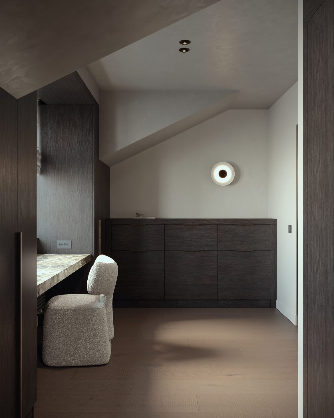 CIH 15 dressing walk in matrimonial dressing lux mdf furnir burley oak casa iasi hlincea yulmob