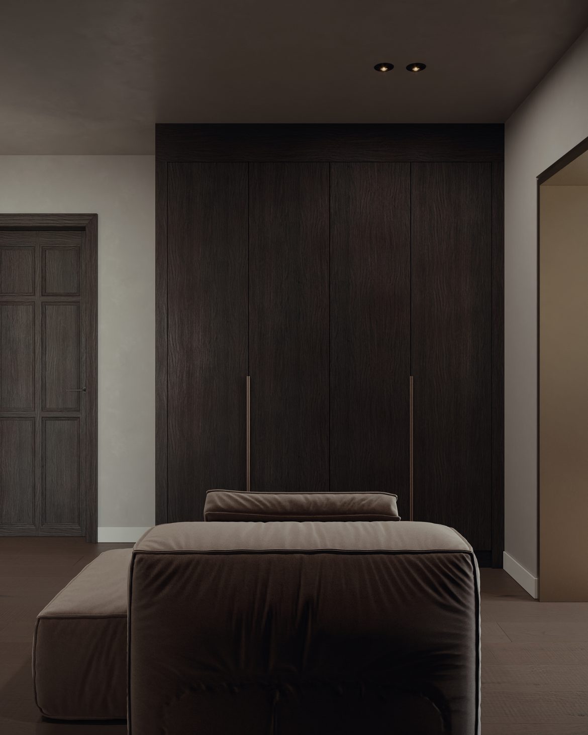 CIH 15 dressing walk in matrimonial mobilier la comanda mdf furnir burley oak yulmob