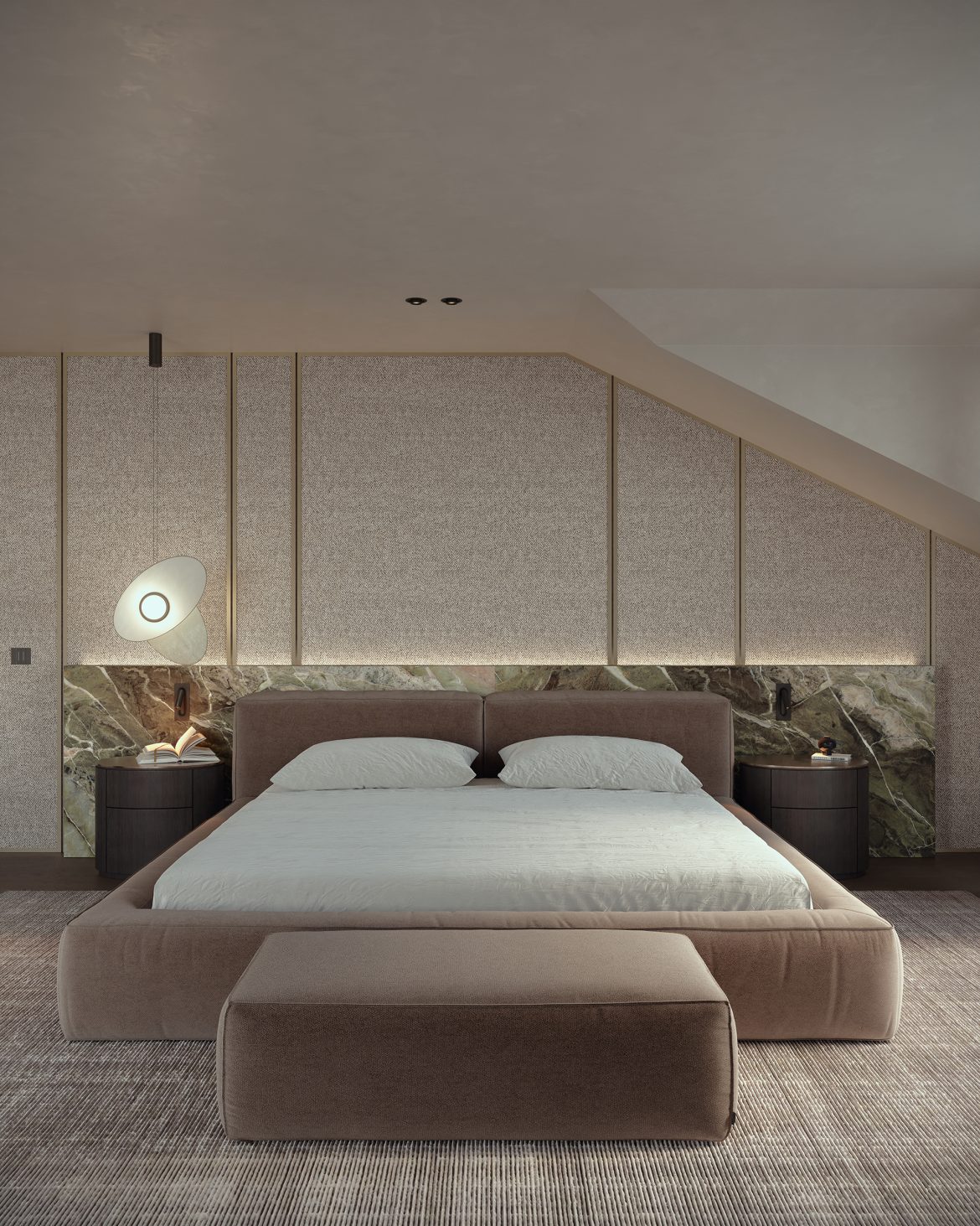 CIH 16 dormitor matrimonial mobilier dormitor lux iluminare led yulmob