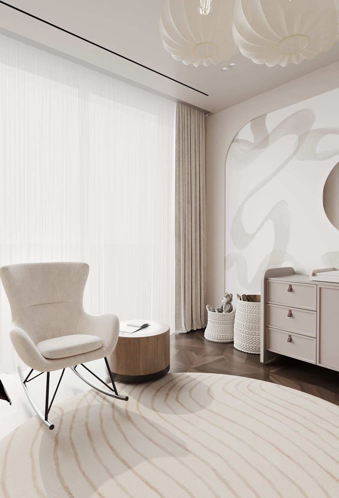 CIPI 06 camera copil mobilier modern copii oglinda decorativa monkito accesorii blum yulmob