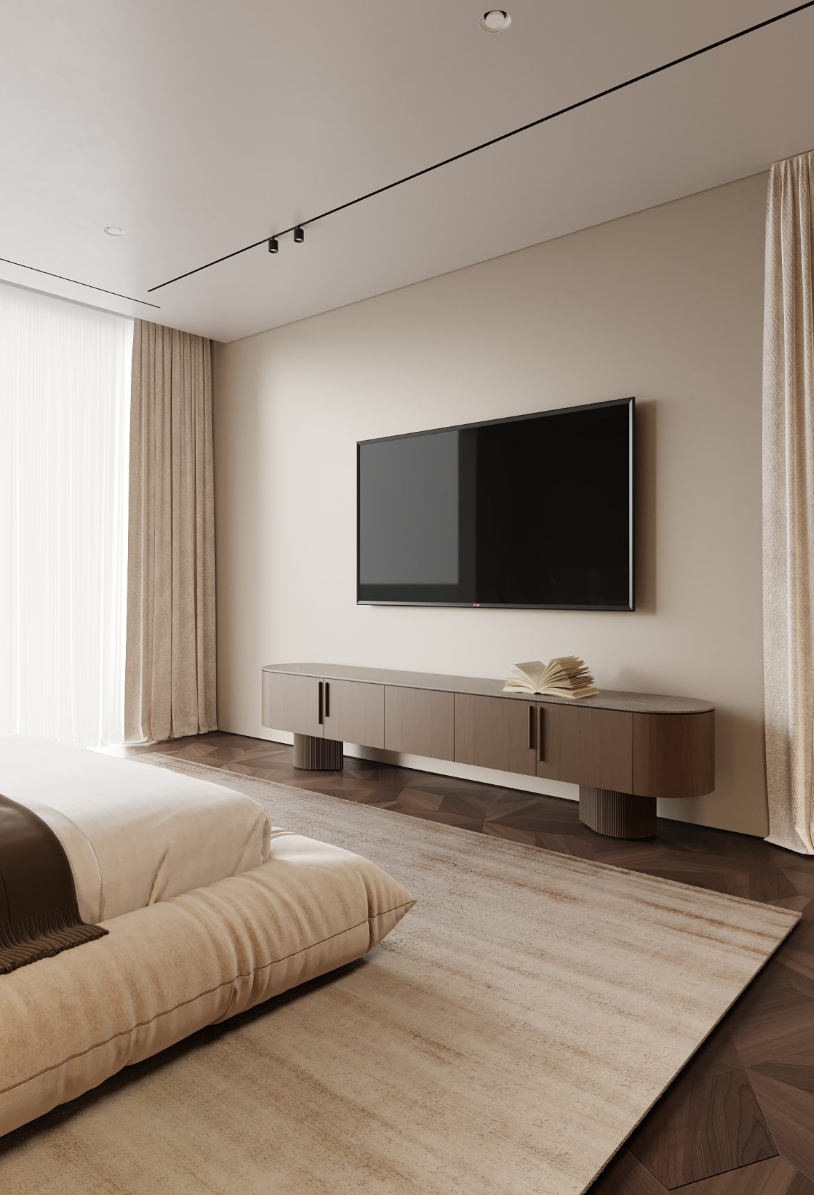 CIPI 08 dormitor matrimonial pat iak romania oglinda decorativa monkito comoda tv stejar masiv design modern yulmob