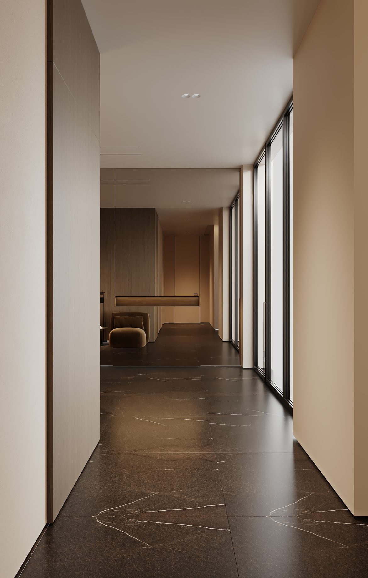 CIPI 09 living open space bucatarie chiuveta blanco baterie blanco mobilier lux yulmob