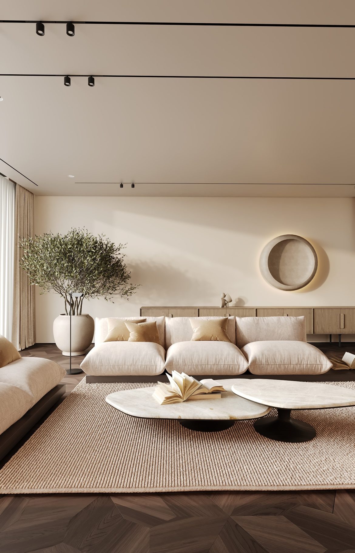 CIPI 09 living open space bucatarie mobilier lux manere viefe blum yulmob